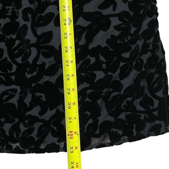 Maggie Barnes Womens Velvet Burnout Tunic Top Sz 1X Cocktail Loose Whimsigoth - Picture 6 of 8